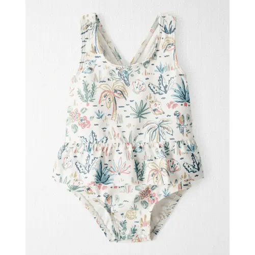 Baby Girl Recycled Swimsuit in Tropical Paradise - Little Planet | Carter's