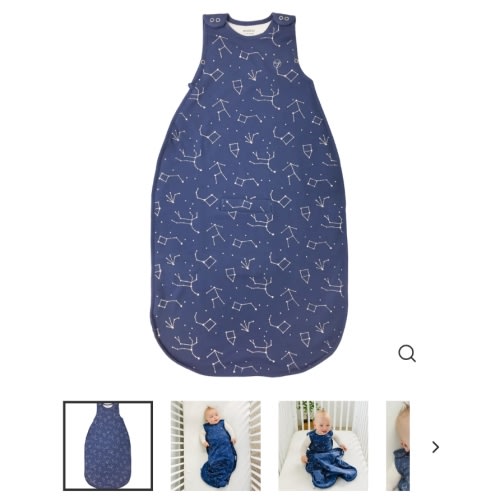 4 Season® Ultimate Baby Sleep Bag, Merino Wool & Organic Cotton, Night Sky™