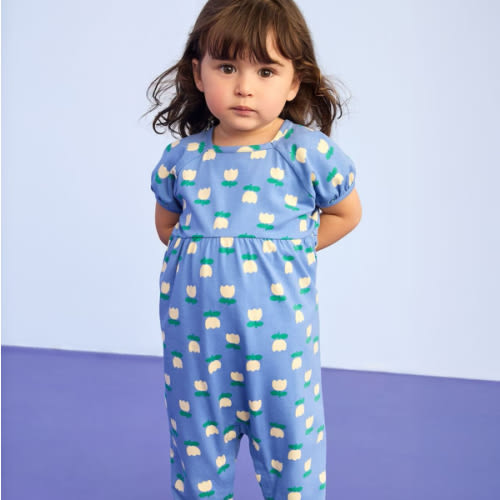 Baby Bubble Sleeve Romper