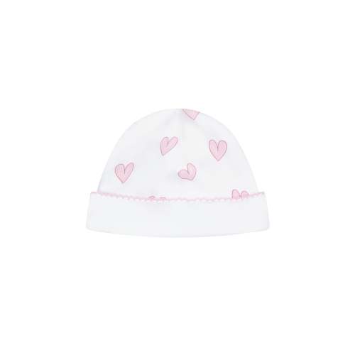 Nellapima Pink Heart Print Hat