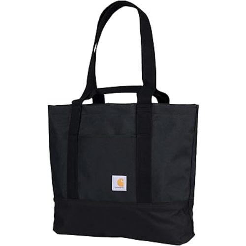 Carhartt Classic Vertical Open Tote Bag, Durable Water Repellent Material W/Hand and Shoulder Straps