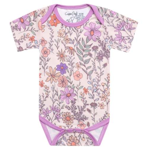 Short Sleeve Bodysuit - Flora