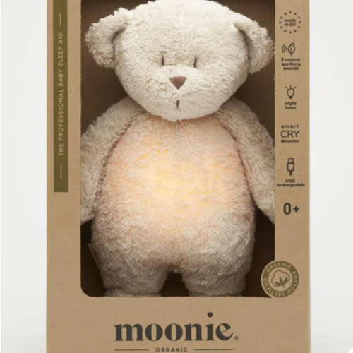 MOONIE 2.0 - Sand The Organic Humming Bear with Lamp