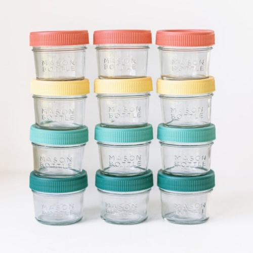 Breastmilk Storage Jar Set – Mason Bottle