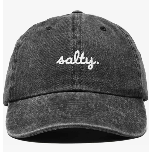 DALIX Salty Embroidered Cotton Beach Baseball Cap Adjustable