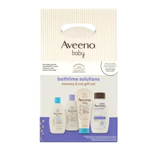 Baby Daily Bathtime Solutions Gift Set for New Moms | Aveeno®