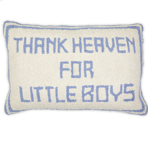 Two's Company Thank Heaven Punch Embroidery Decorative Throw Pillow – Smyth Jewelers