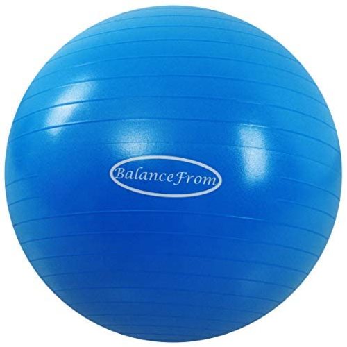 BalanceFrom Anti-Burst and Slip Resistant Exercise Ball Yoga Ball Fitness Ball Birthing Ball with Quick Pump, 2,000-Pound Capacity