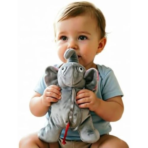 SZCQ Animal Baby Insulated Bottle Bags Milk Bottle Thermal Bag Plush Sleeve Covers Feeder Pouches Storage Cover Milk Pouch Soft Keep Warm Baby Thermal Holder (Grey)