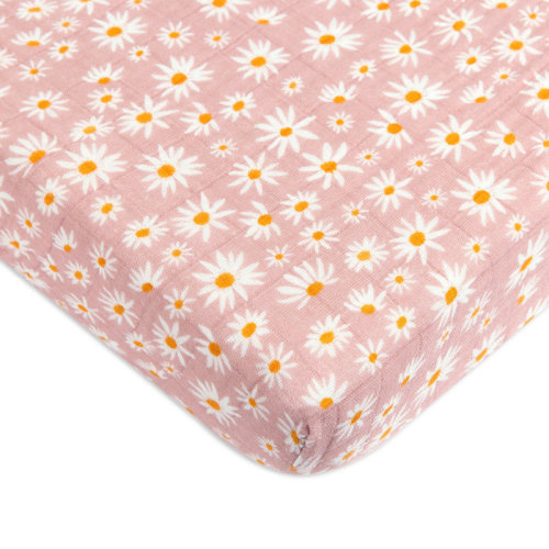 babyletto Daisy Muslin Mini Crib Sheet | Wayfair