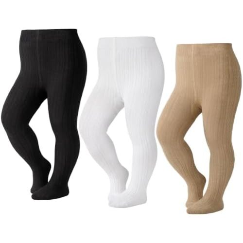 HONGTEYA Baby Girls Tights Leggings Toddler Stockings Soft Cotton Pantyhose