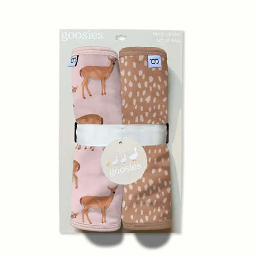 DOES & FAWNS BURP CLOTH SET