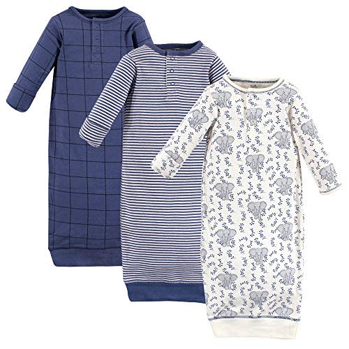 Touched by Nature Baby Organic Cotton Henley Gowns