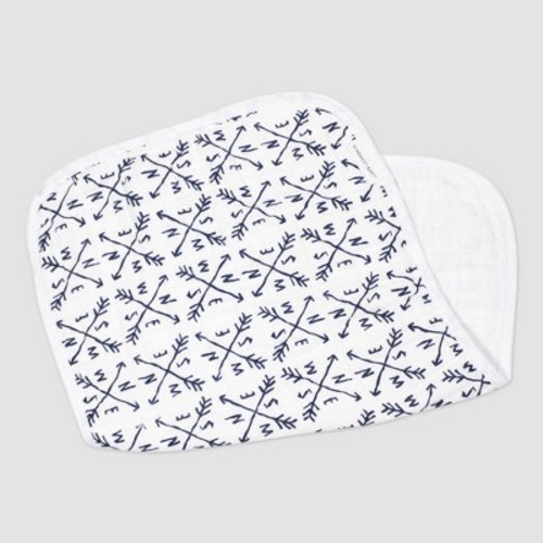 Honest Baby Boys' 4pk Organic Cotton Compass Burp Cloth