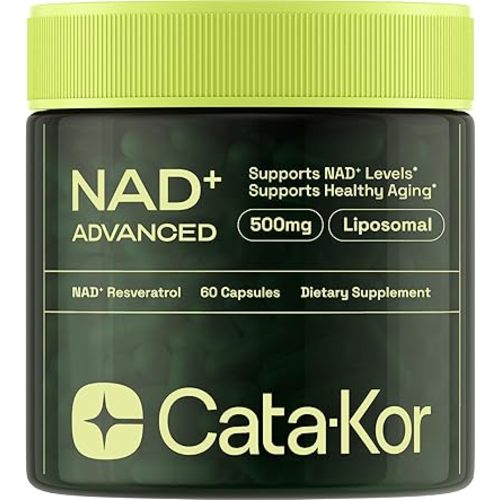 NMN Supplement Alternative - Liposomal NAD w/Resveratrol - High Purity NAD Supplement for Anti-Aging, Energy, Focus