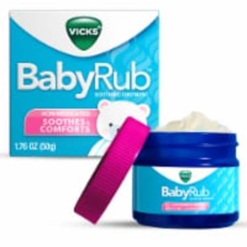 BabyRub Chest Rub Ointment, from the makers of VapoRub, 1.76 oz, 1.76 oz