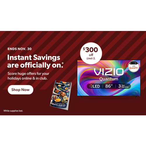 Sam's Club - Wholesale Prices on Top Brands Homepage