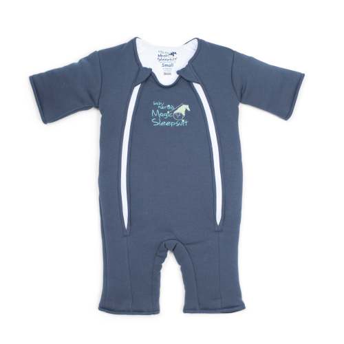 Navy Blue Baby Merlin’s Magic Sleepsuit – Premium 100% Cotton Baby Sleepwear