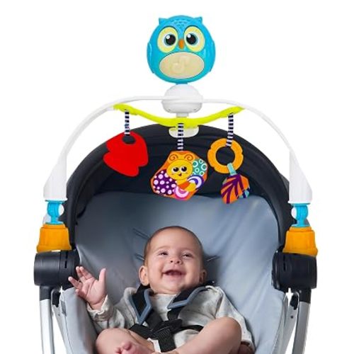 Baby Crib Mobile with Music and Lights - Rotating Musical Mobile for Crib with Star Projector, Calming Lullabies, Nature Sounds - Nursery Crib Toys for Newborn Boys and Girls Ages 0-5 Months