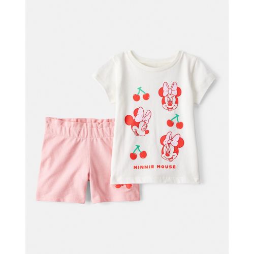 Baby Girl 2-Piece Minnie Mouse Outfit Set