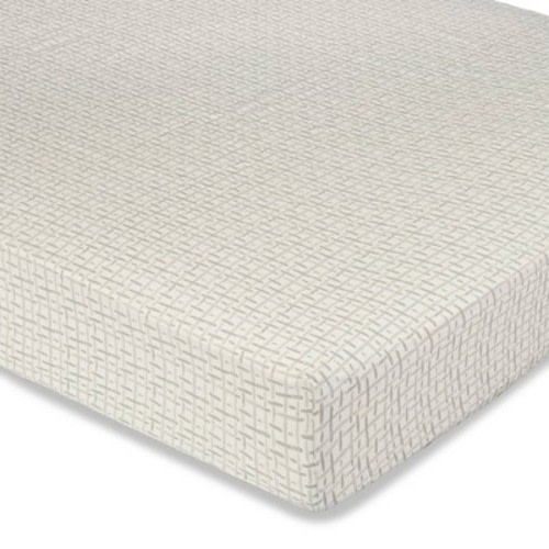 Crane Baby Cotton Sateen Fitted Crib Sheet - Hashtag Print