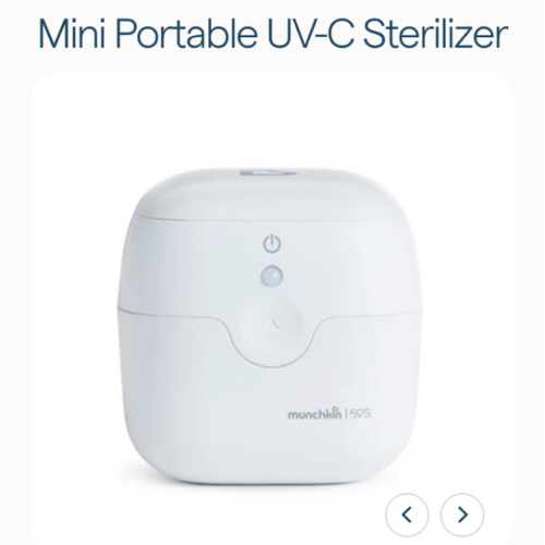 Mini Portable UV Sterilizer | UV-C Sanitizer for Pacifiers | Munchkin