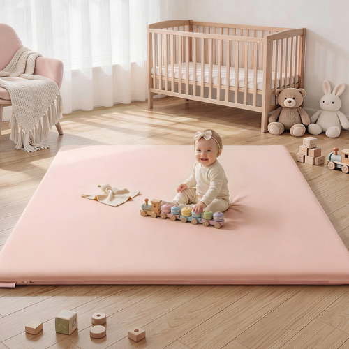 Caveen, Baby Play Mat, 50x50 inches, Pink, Waterproof