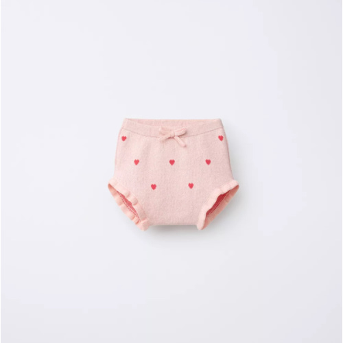 KNIT HEARTS BOTTOMS - Pink | ZARA United States