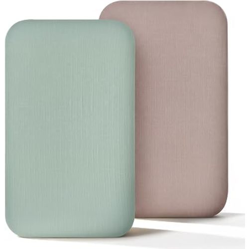 HARPPA Cuddly Bassinet Sheets, Bamboo Viscose Cotton, Oeko-TEX Certified