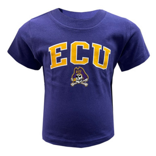 Purple Infant ECU Jolly Roger Tee - University Book Exchange 6M