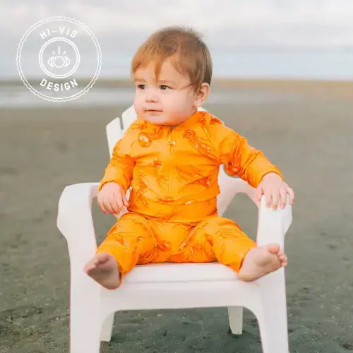 Glow With The Flow UPF 50+ Sunsuit (Size NB/0-6)