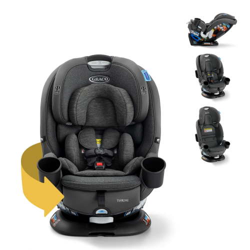 Graco Turn2Me 3-in-1 Convertible Infant Toddler Car Seat, Manchester, Grey
