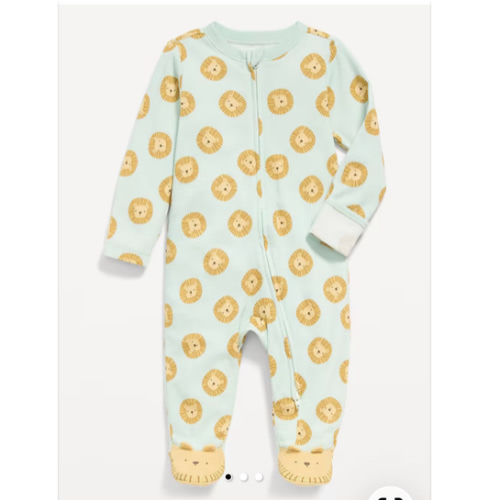 2-Way-Zip Sleep & Play Footed One-Piece for Baby
