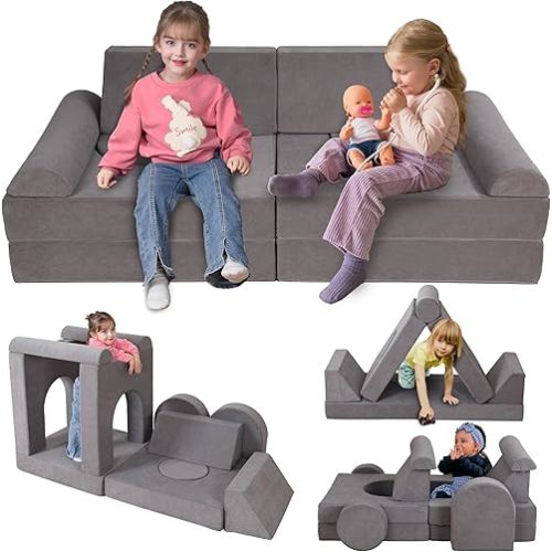 Winhomish 12-Piece Modular Kids Play Couch