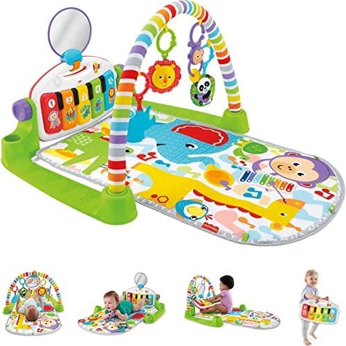 Fisher-Price Deluxe Kick 'n Play Piano Gym, Green, Gender Neutral