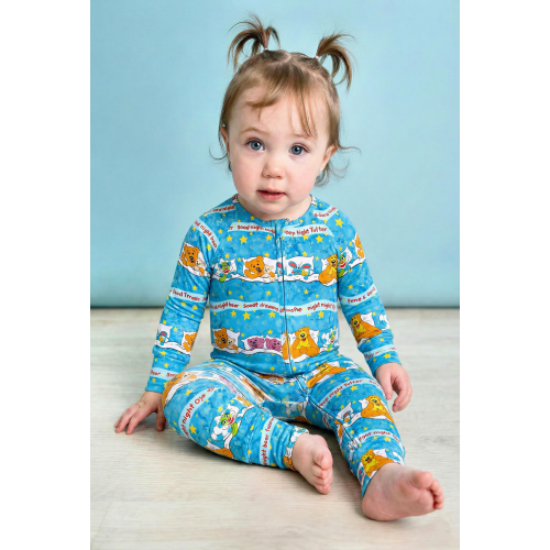Goodnight Bear Bamboo Romper