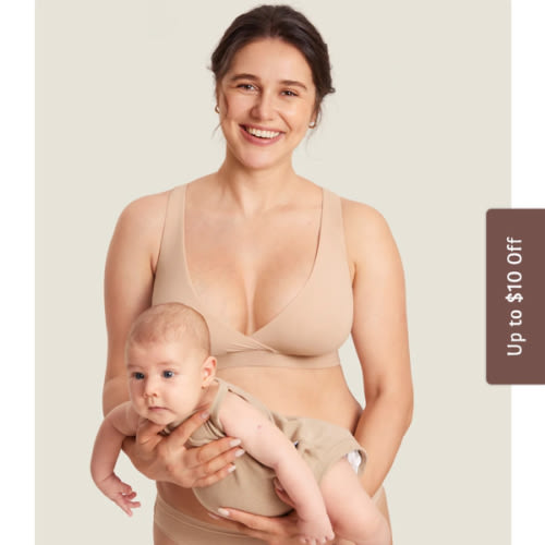 Inbarely® Crossover Racerback Nursing Bra