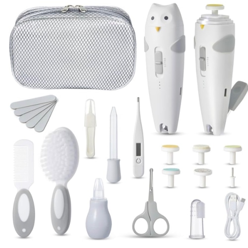 Lictin Baby Healthcare and Grooming Kit, 26 in 1 Electric Nail Trimmer Set