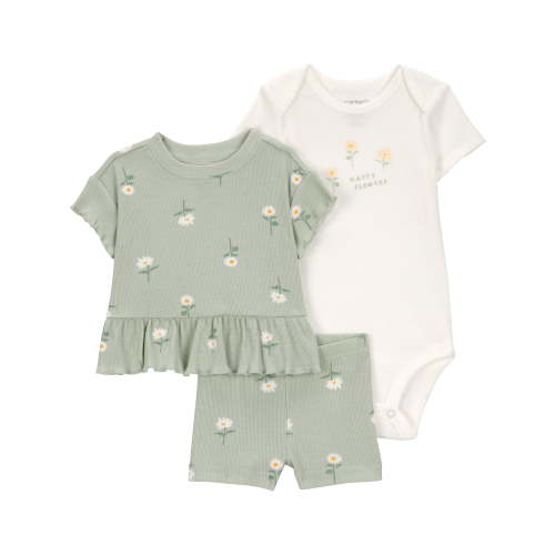 Carter's Child of Mine Baby Outfit Sets, 3-Piece, Sizes 0/3-24 Months
