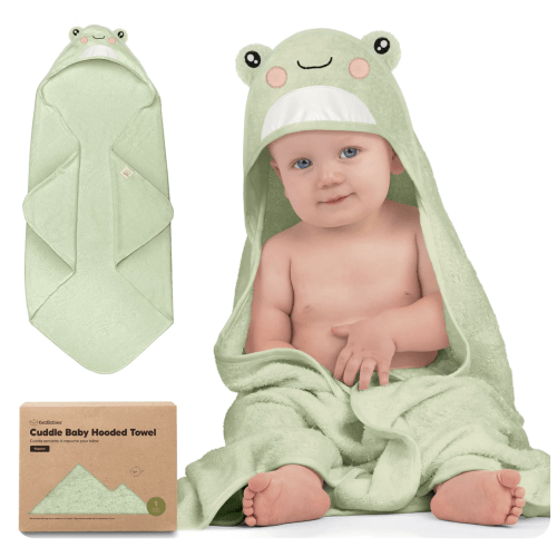 Keababies Cuddle Baby Hooded Towel