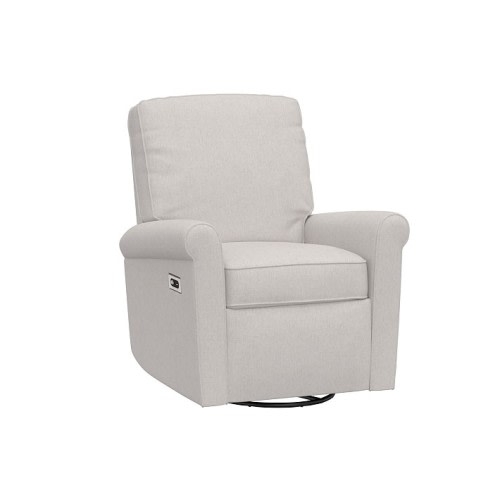 Comfort Small Space Power Recliner Brushed Chenille Dove