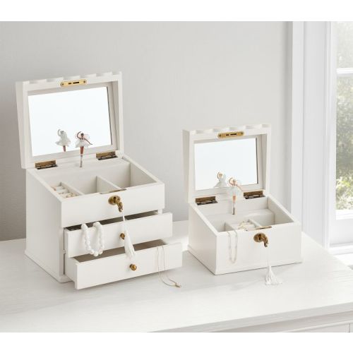 Penny Jewelry Box Collection, Medium, White