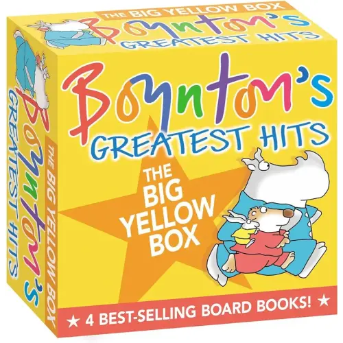 Boynton's Greatest Hits The Big Yellow Box (Boxed Set): The Going to Bed Book; Horns to Toes; Opposites; But Not the Hippopotamus