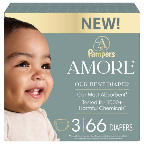 NEW Pampers AMORE, Size 3, lbs (13-26 lbs), Our Best Diaper - Walmart.ca