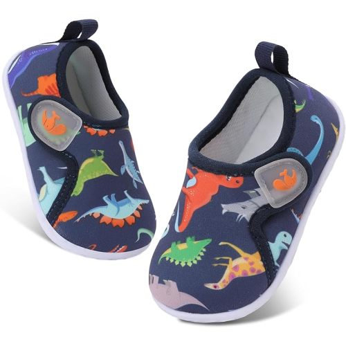 FEETCITY Baby First Walking Shoes Infant Sneakers Crib Shoes Breathable Lightweight Slip On Shoes- Brown
