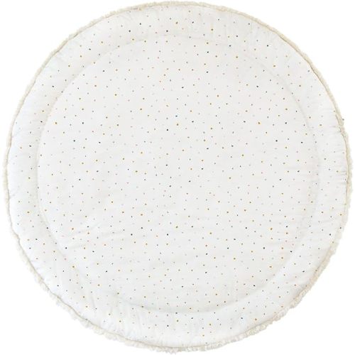 GOTS Certified Organic Cotton Play Mat (Round 48", Dotty)