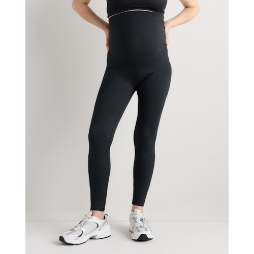 Ultra-Soft Maternity Legging - 28" - Maternity in Heather Black