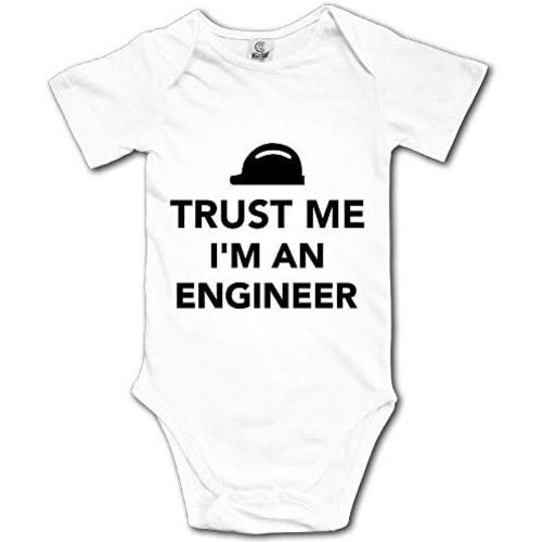 Trust Me I'm an Engineer Short Sleeves Baby Bodysuits Outfits Infant Clothes Romper