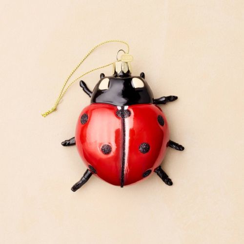 John Derian for Target Glass Ladybug Ornament