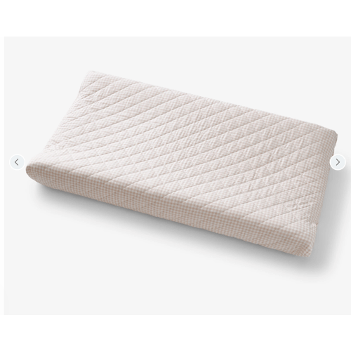 Ditsy Gingham Quilted Changing Pad Cover | The Company Store